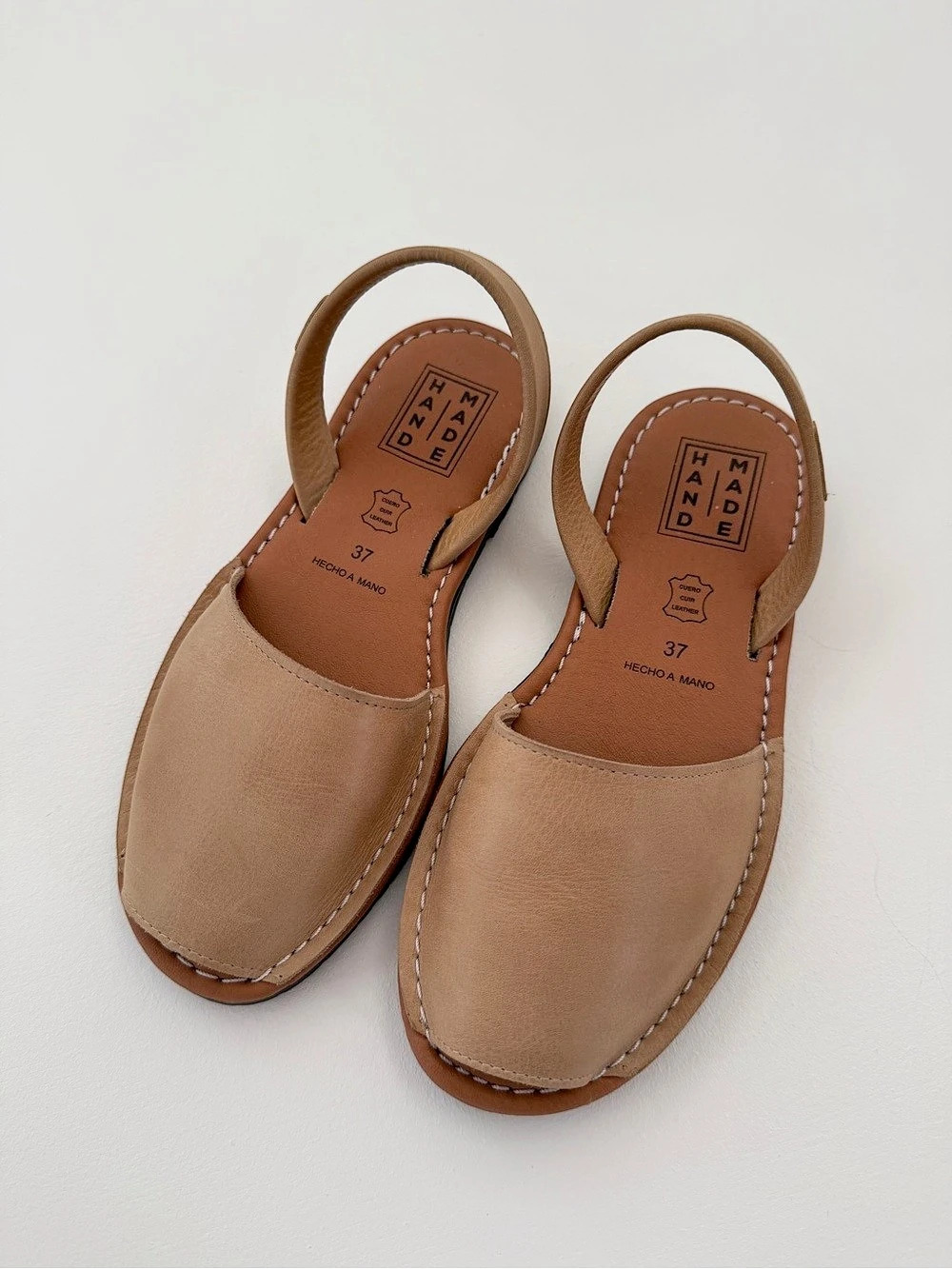 Hand Made Leather Sandals EU 37 Like New